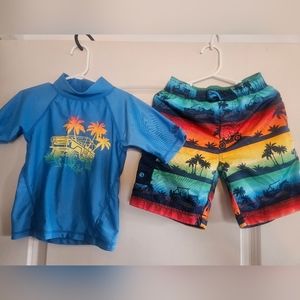 Boys 3 piece swimsuit